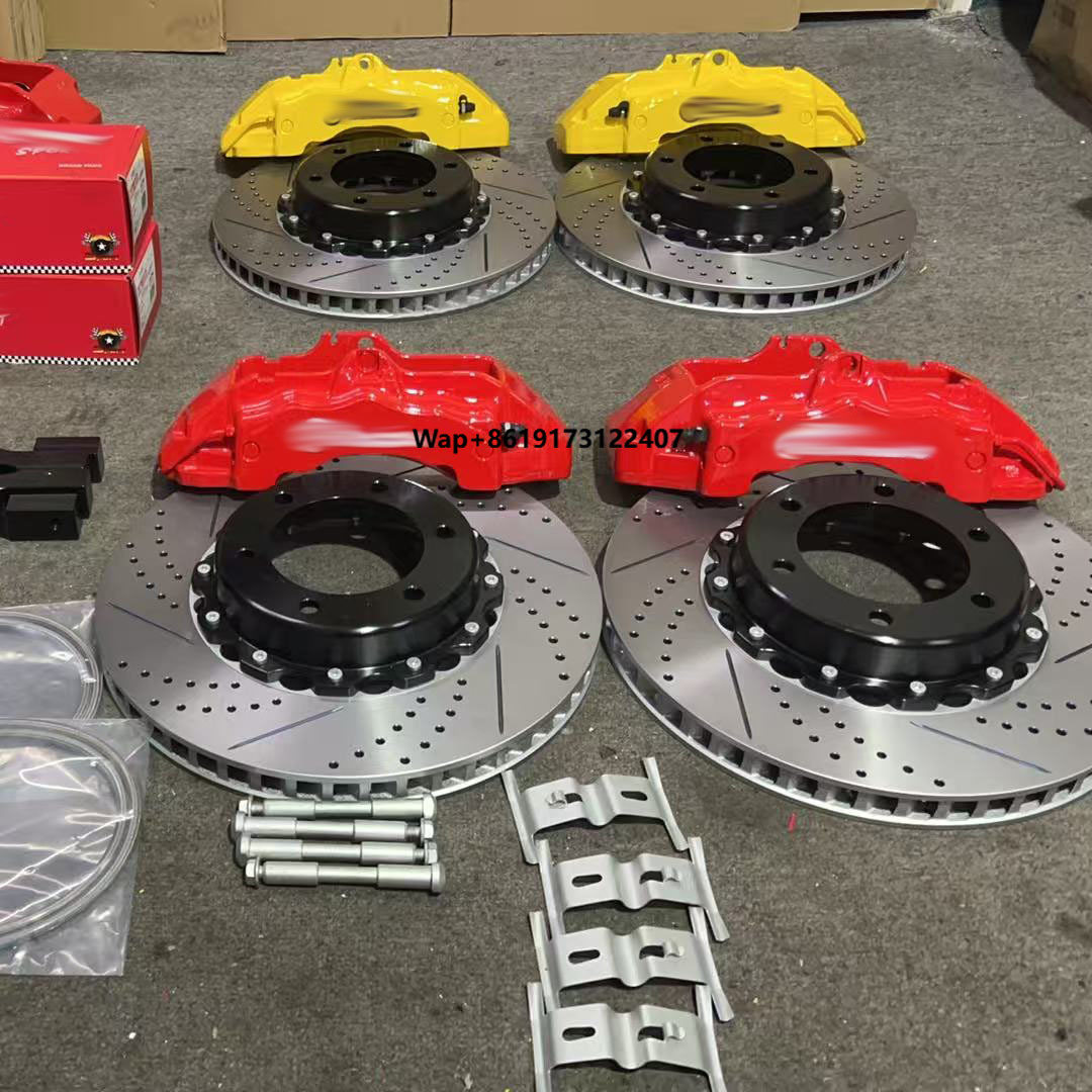 Forged Front Brake Caliper 4 Piston - Nieuwe modificatie remschijfremklauwen set 6-zuiger voor